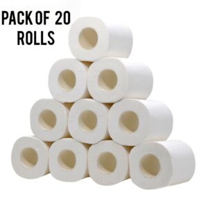Flex Toilet Tissue Roll (22 Meter 70G) - (Pack of 20) (HIGH QUALITY)