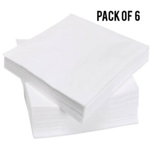 Flex Table Napkin Tissue (High Quality) (Pack of 6) 30x30cm 100x2ply (200 sheets)